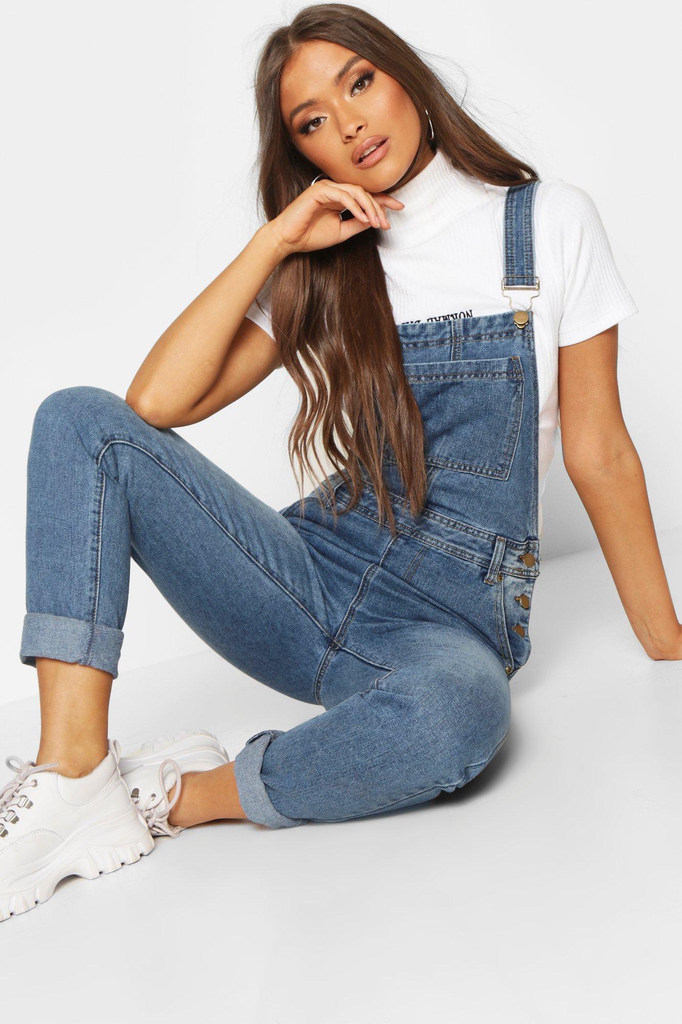 Denim dungarees deals ladies uk